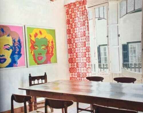 ting baseret på kunst af Andy Warhol