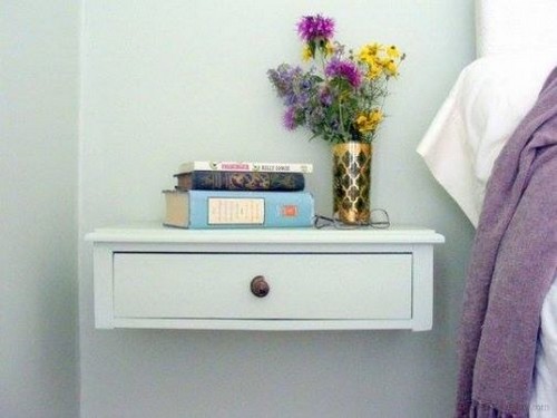 Idéer til små sideborde til soveværelset