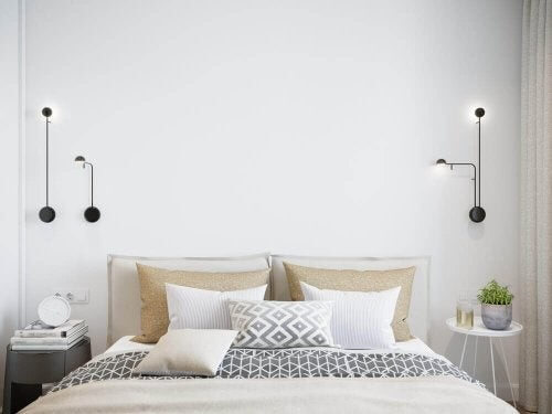 Små sideborde til små soveværelser i hjemmet