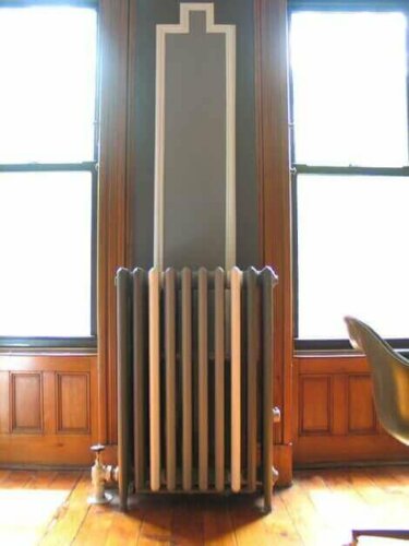 radiator i grå toner